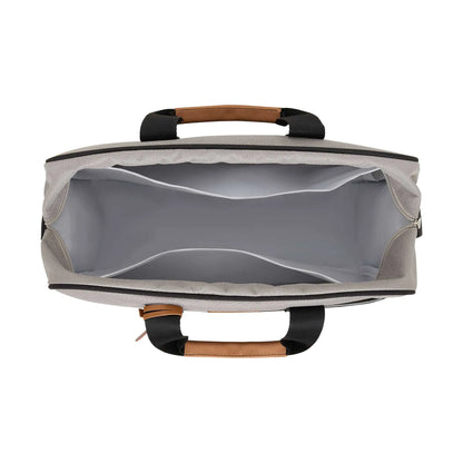 Bolsa Grande Abraço Cinza C/ Preto - Pirulitando