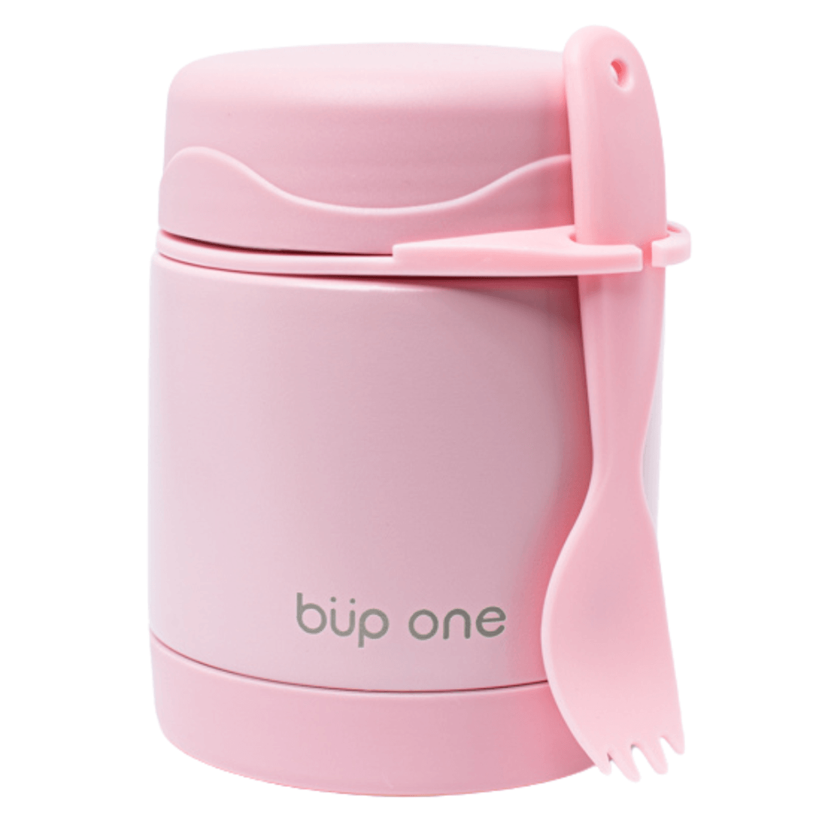Pote Térmico com Talher  300ml Rosa - Bup Baby