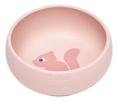 Bowl Em Silicone Com Ventosa Cloudy Esquilo - Buba