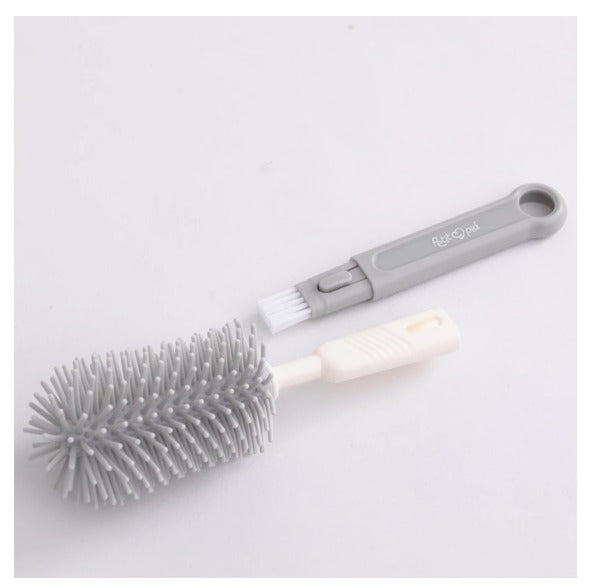 Kit Escovas De Silicone Para Limpeza De Mamadeiras E Canudos - Petit Pia