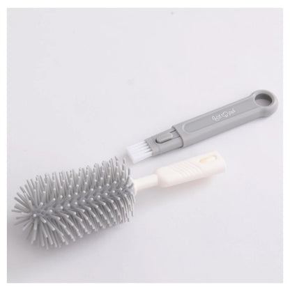 Kit Escovas De Silicone Para Limpeza De Mamadeiras E Canudos - Petit Pia