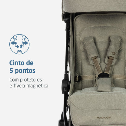 CARRINHO EVA³ LUXE -cor  TWILLIC TRUFFLE - MAXI-COSI