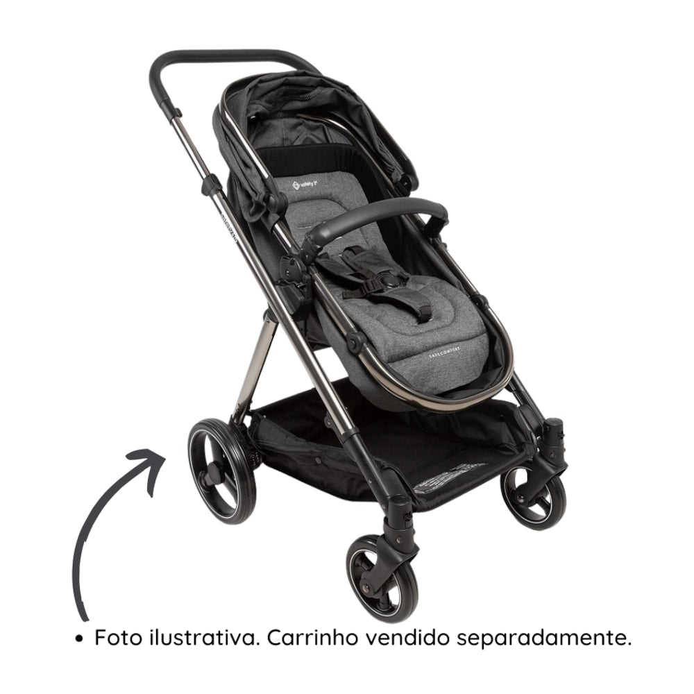 ALMOFADA PARA CARRINHO SAFECOMFORT DUPLA FACE PRETA - SAFETY 1st