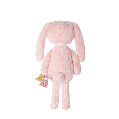 Boneca Ângela Plush Manu Coelha Rosa 33cm - Metoo