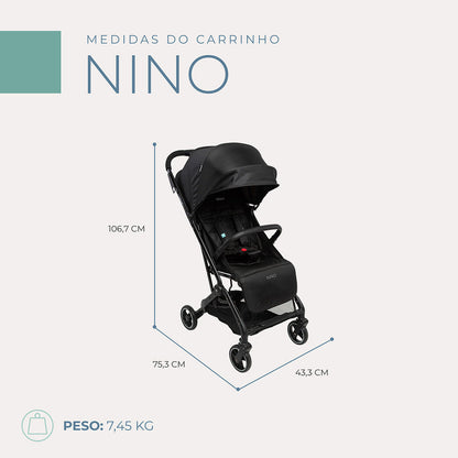 Carrinho Nino Inf Preto Infinito - Infanti