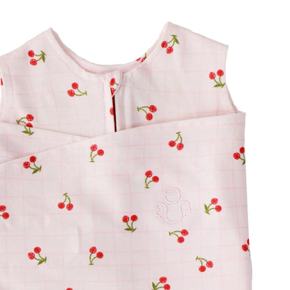 SACO DE DORMIR SWADDLE EM ALGODÃO EGÍPCIO CEREJA - CASULO DE ANJO
