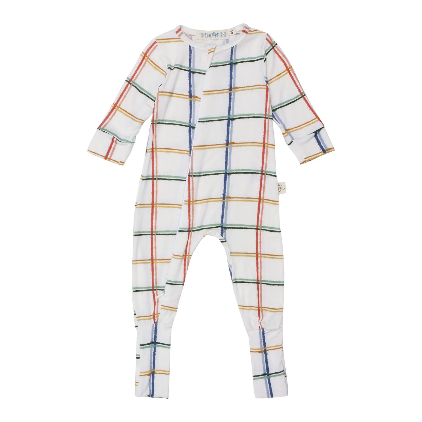 Macacão Zíper Xadrez - Trend4Kids