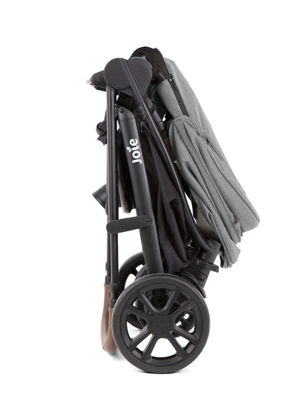 TRIO VERSATRAX-E: CARRINHO, BBC E MOISÉS CINZA PEBBLE - JOIE