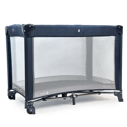 Berço Mini Play 1t Net Blue - Safety