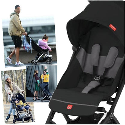 Carrinho Ultracompacto Pockit + All City Velvet Black - GB