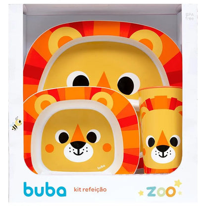 Kit Refeição Buba Zoo Leão- Buba