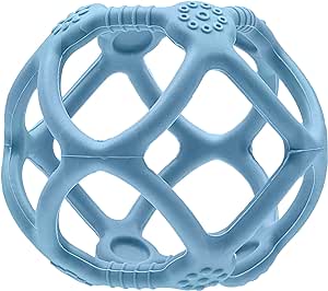 Mordedor Bola em Silicone - Verde, Azul e Rosa - Buba