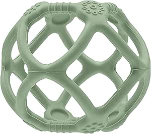 Mordedor Bola em Silicone - Verde, Azul e Rosa - Buba