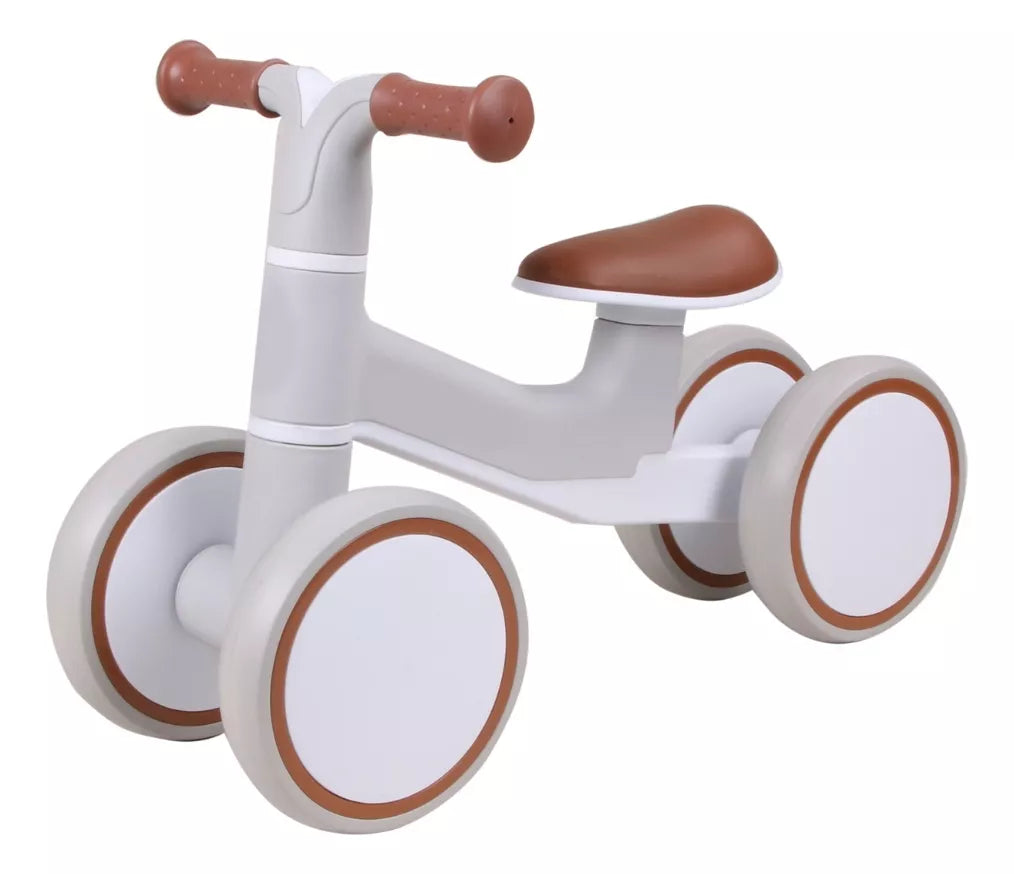 Bicicleta de Equilíbrio E-lite Rider Off-White com Cinza - Premium Baby