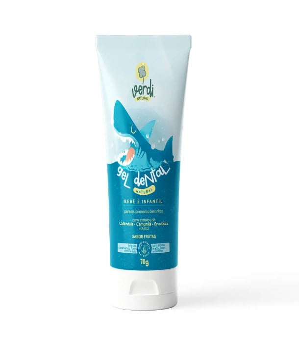 Gel Dental Infantil Natural para os primeiros dentes do bebe  - Verdi Natural