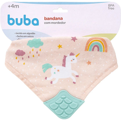 Bandana Com Mordedor Magic Unicornio - Buba