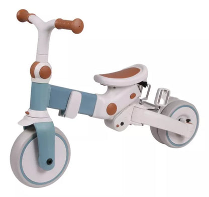 Tricíclo Multifuncional E-lite Trike - Off White/Azul - Premium Baby