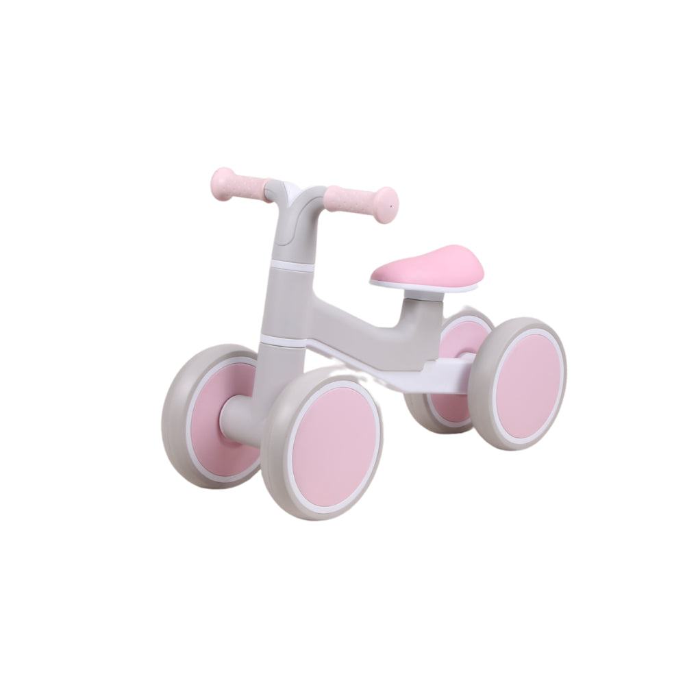 Bicicleta de Equilíbrio E-lite Rider Off-White com Rosa - Premium Baby