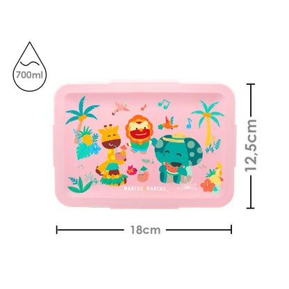 Box De Refeição Com Duas Divisórias Tropical - Marcus E Marcus