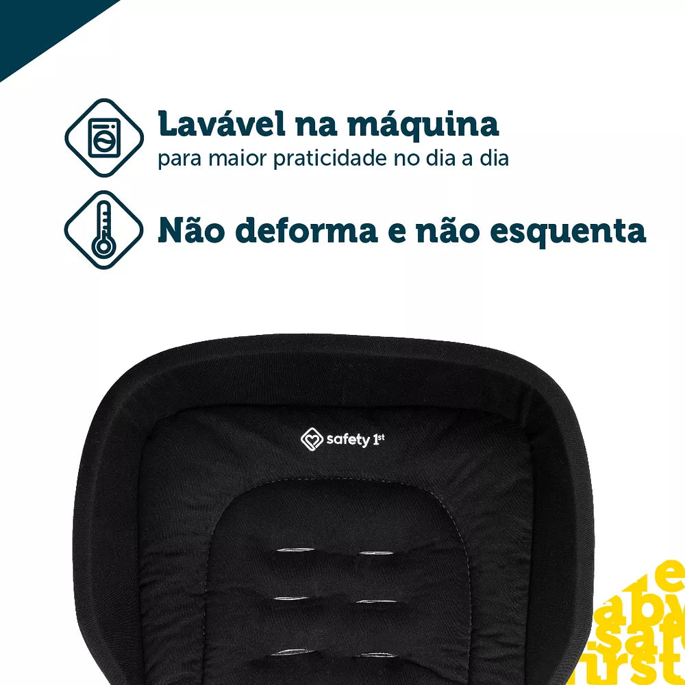 ALMOFADA PARA CARRINHO SAFECOMFORT DUPLA FACE PRETA - SAFETY 1st