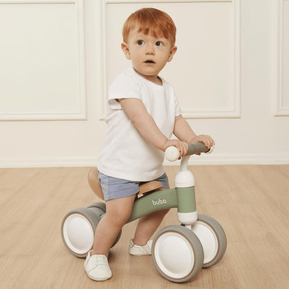 Bicicleta De Equilíbrio 4 Rodas Verde - Buba