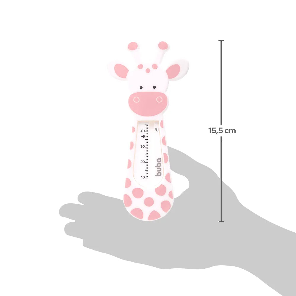 Termometro De Banho Girafinha Rosa - Buba