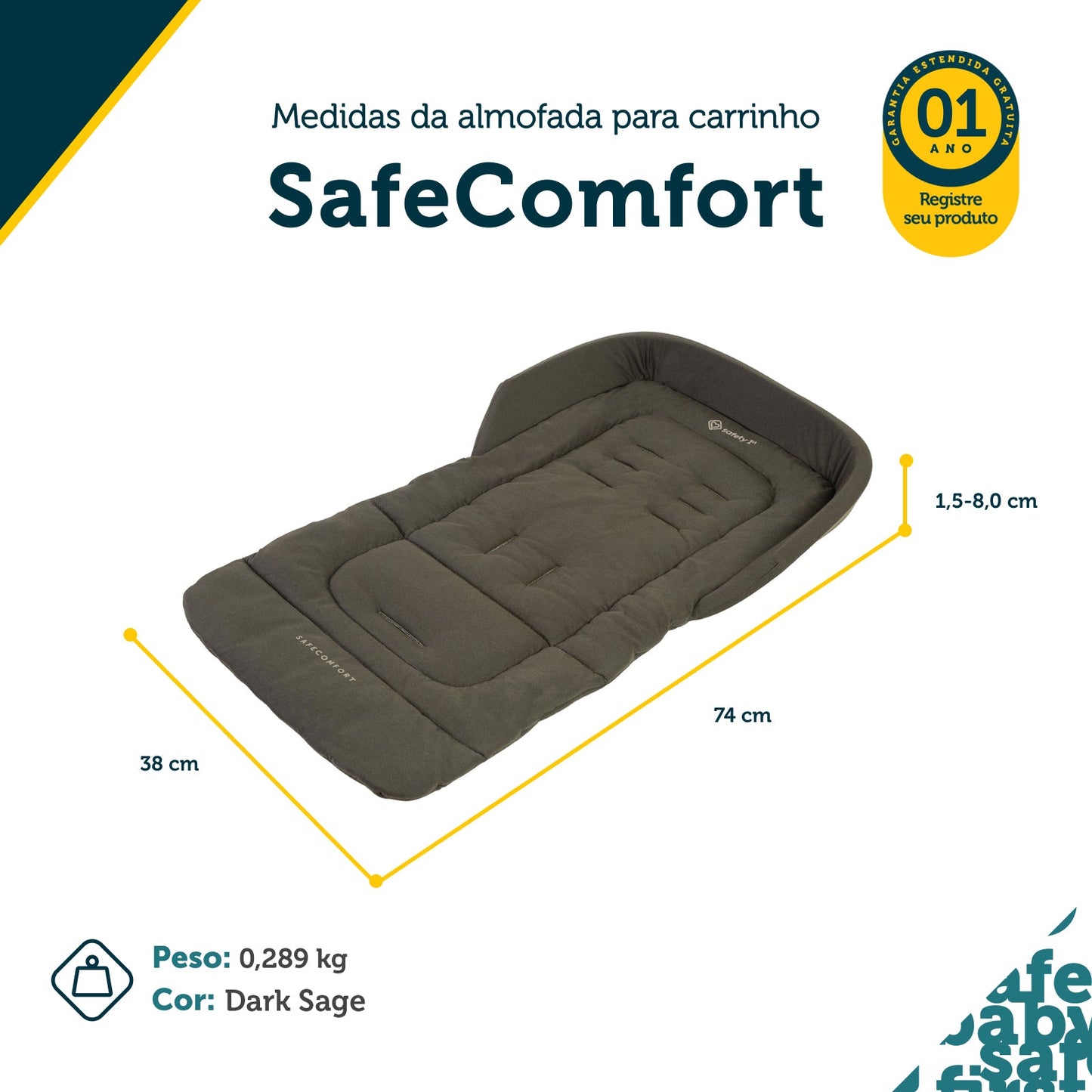 Alm Safecomfort Organica Sf1 Dark Sage - Safety