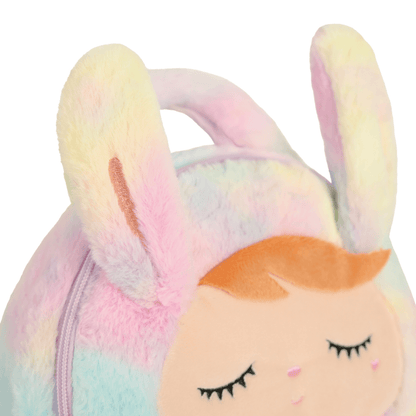 Bolsa Plush Coelha Arco-íris Alça de Mão - Metoo