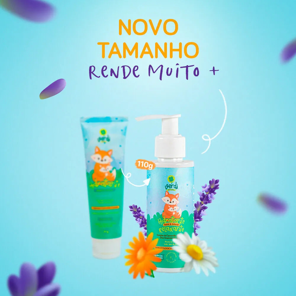 Hidratante Natural Relaxante para Bebê - Verdi Natural
