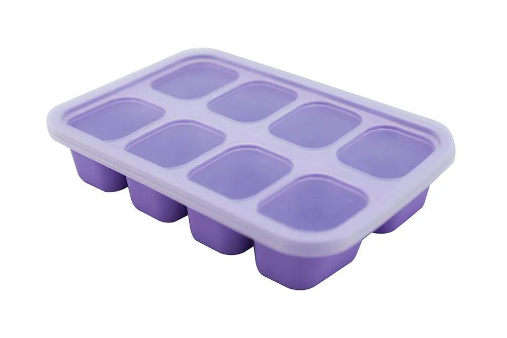 Forma para Congelar com 8 Cubos de 30ml Lilás - Marcus e Marcus