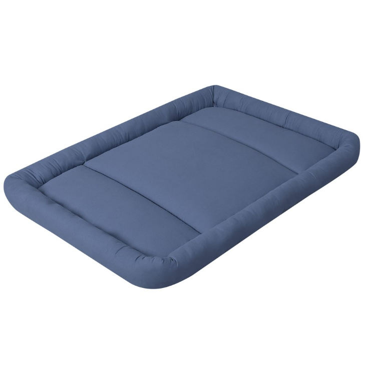 Colchonete Basic Dobrável 100% algodão Azul Petróleo - Batistela Baby