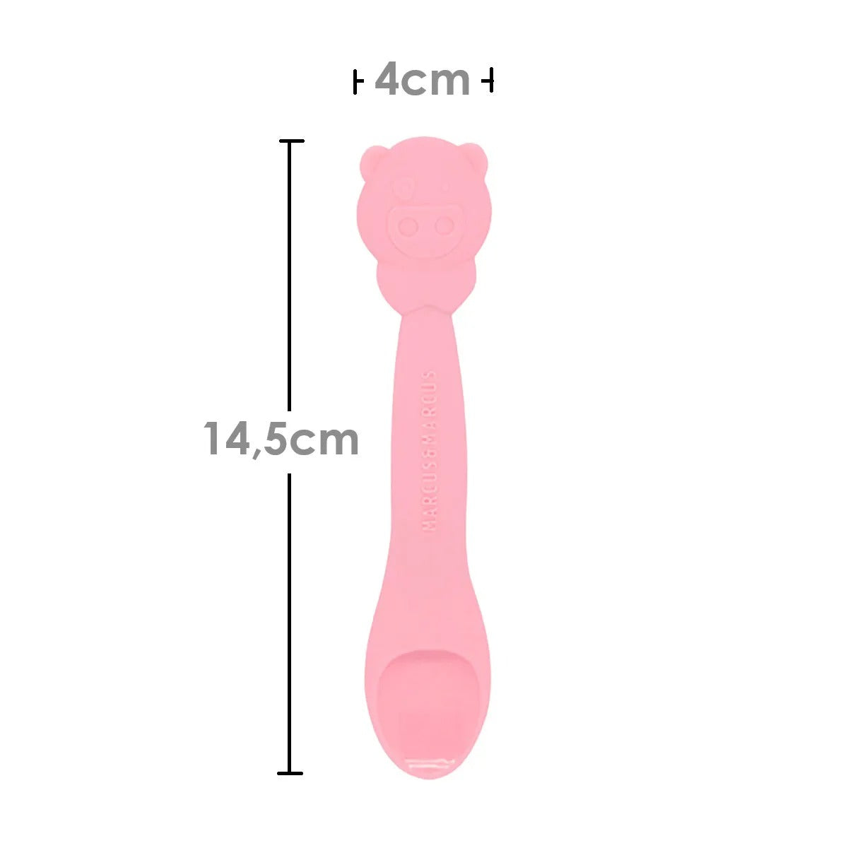 Colher em Silicone Porquinha Porkey - Marcus & Marcus