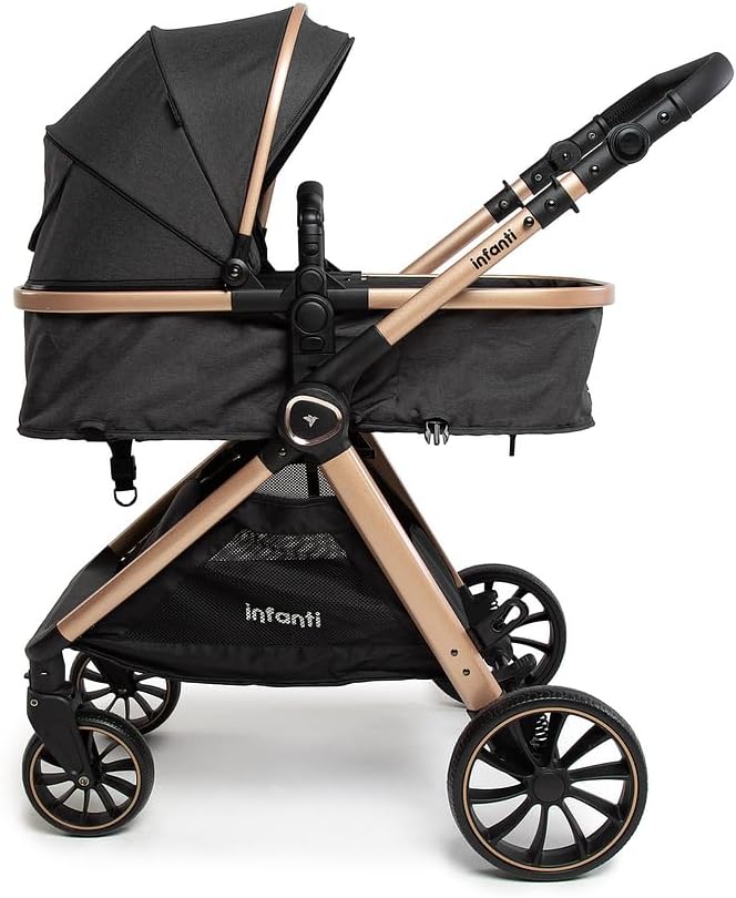Carrinho Romanzo Preto Bronze - Infanti