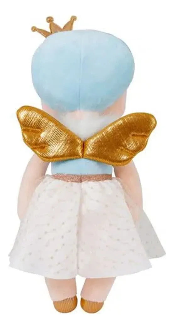 Boneca Ângela Angel Azul 33 Cm - Metoo