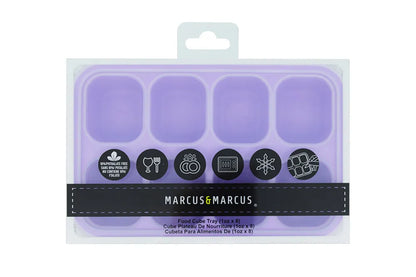 Forma para Congelar com 8 Cubos de 30ml Lilás - Marcus e Marcus