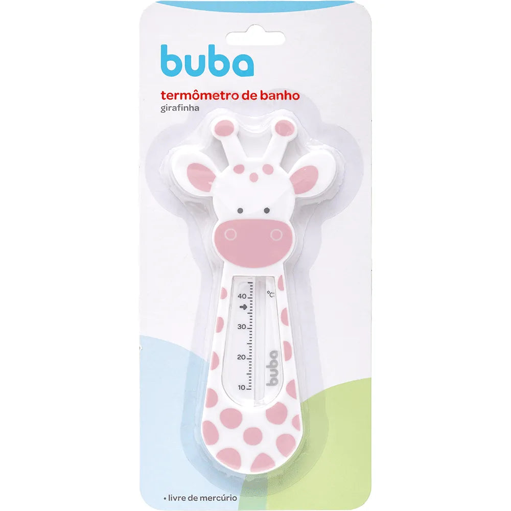 Termometro De Banho Girafinha Rosa - Buba