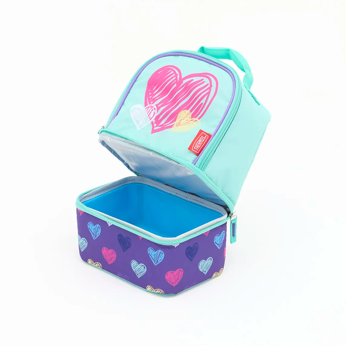 Bolsa Térmica Infantil Corações Coloridos - Thermos