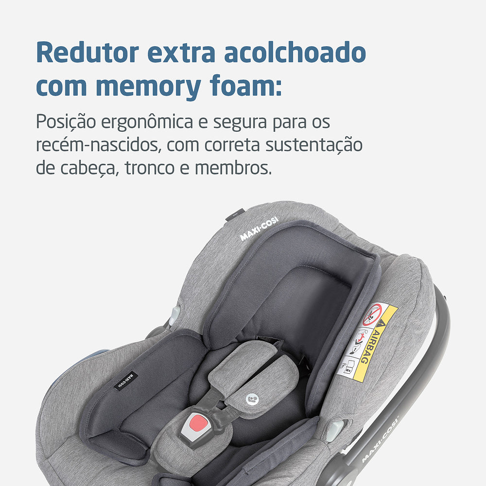Bebê Conforto Citi² Cinza com Base - Maxi-Cosi