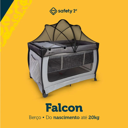 Berço Portátil Falcon Sf1 Grey Night - Safety