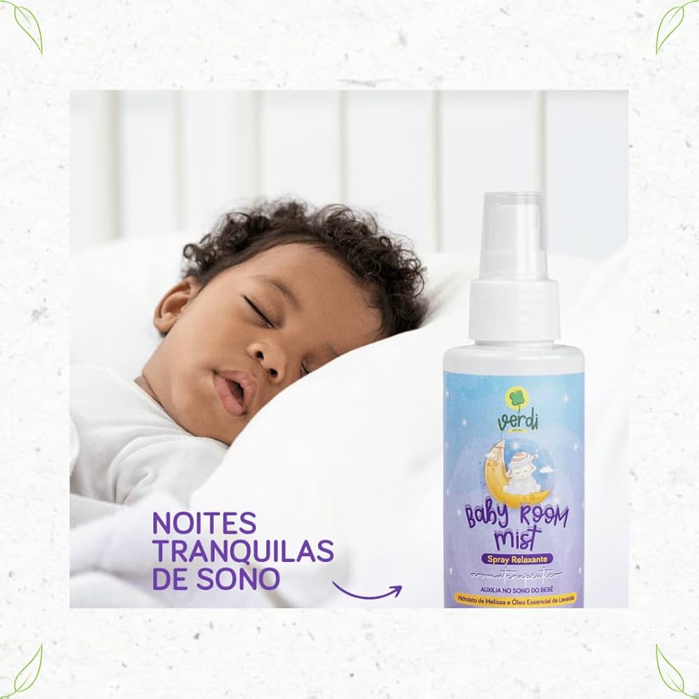 Baby Room Mist Spray Relaxante Aromaterapêutico  - Verdi Natural