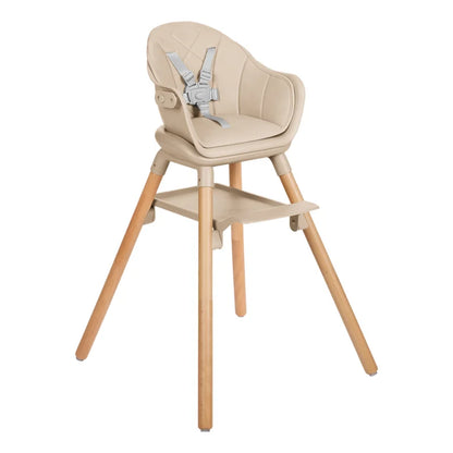 Cadeira Refeição 6 Em 1 Woody Beige - Kikka Boo