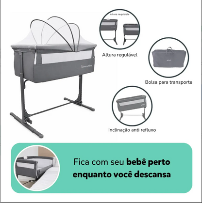 Berço Co Sleeper Golf Portátil Com Mo -  premium baby