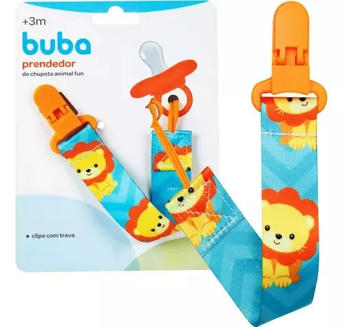 PRENDEDOR DE CHUPETA ANIMAL FUN - BUBA ZOO