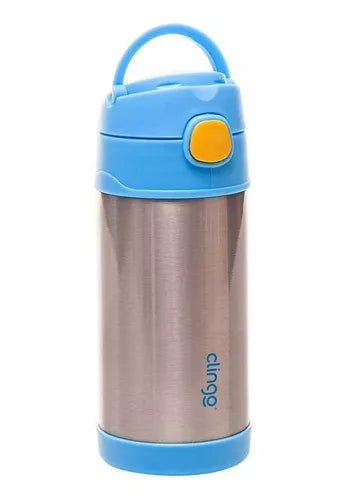 GARRAFA TÉRMICA DUPLA CAMADA INOX 270ml- CLINGO