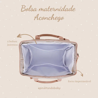 Bolsa Grande Aconchego Marfim - Pirulitando