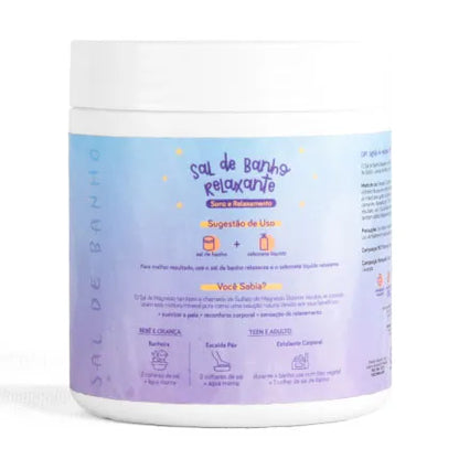 Sal de Banho Relaxante com Sal de Magnésio - Verdi Natural