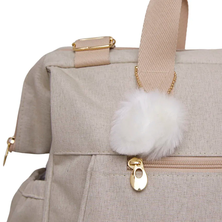 Bolsa Grande Aconchego Marfim - Pirulitando