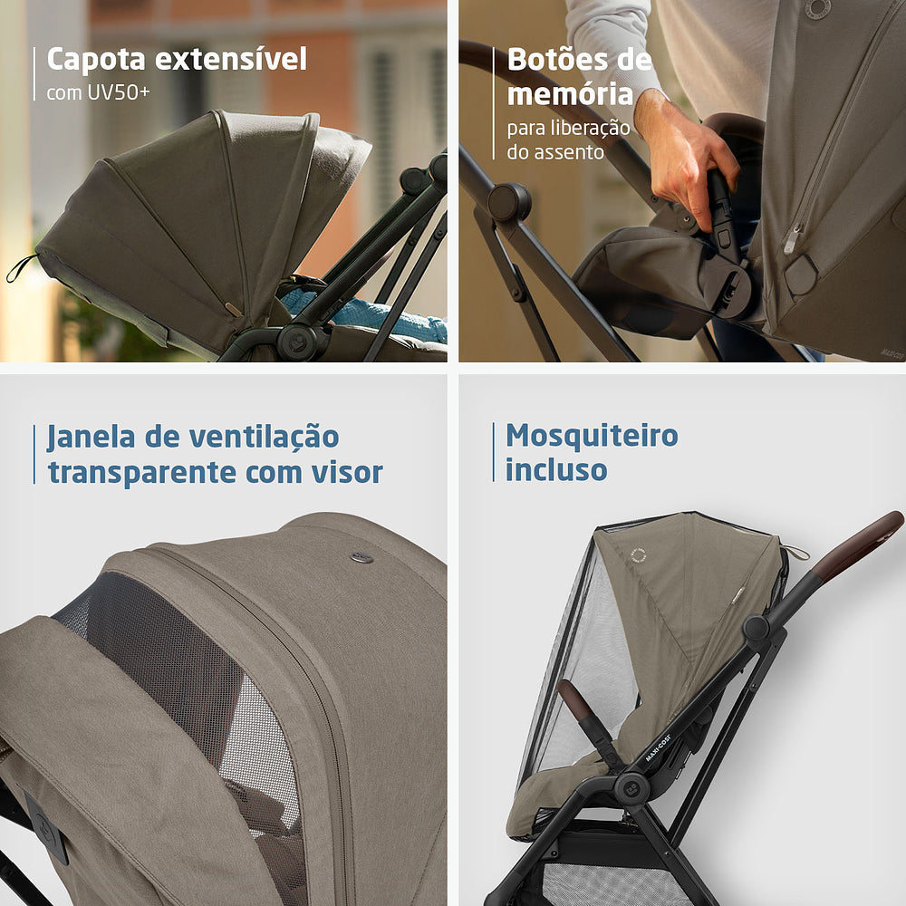 Carrinho Leona² Twillic Truff - Maxi-Cosi