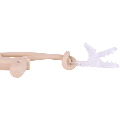 Prendedor De Chupeta Em Silicone Cloudy Girafa - Buba