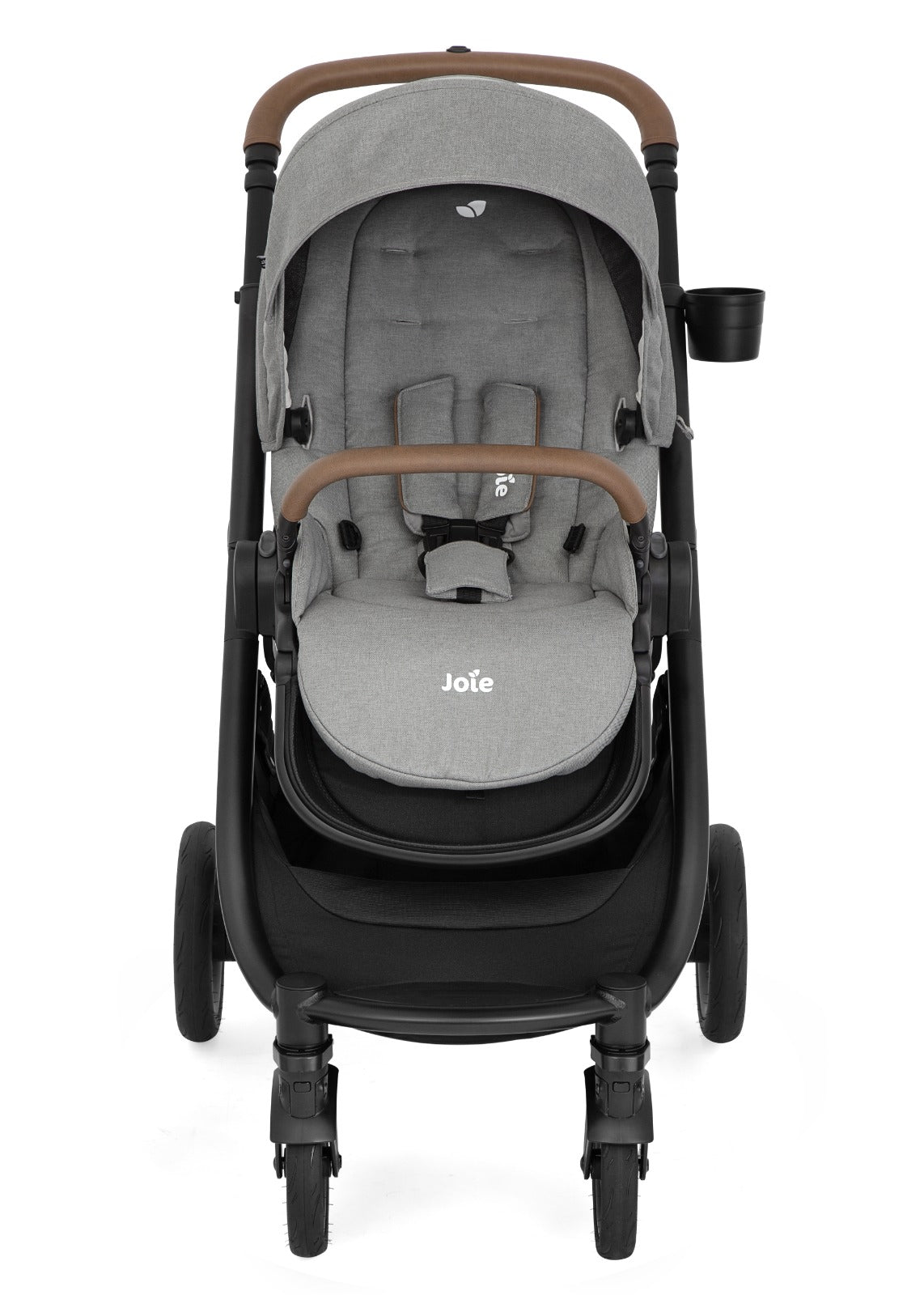 TRIO VERSATRAX-E: CARRINHO, BBC E MOISÉS CINZA PEBBLE - JOIE